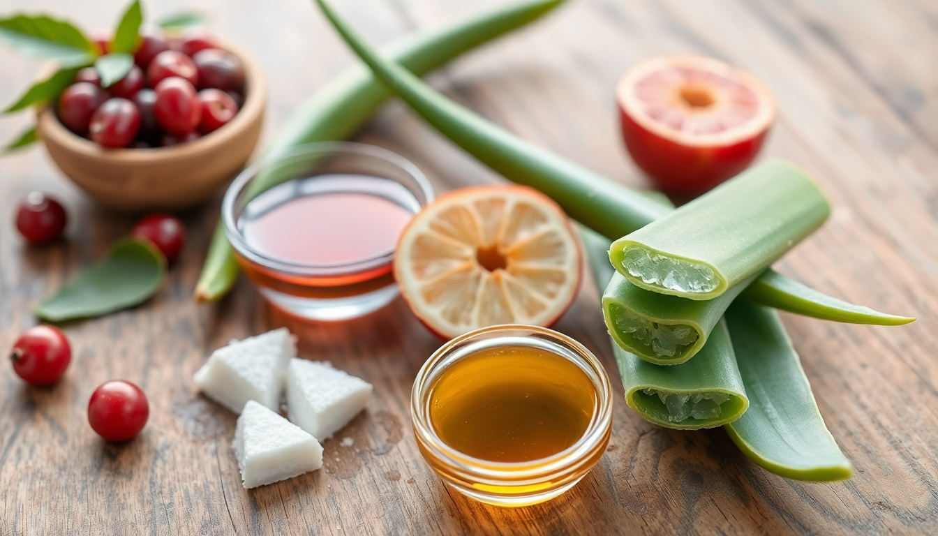 Achieve Radiant Skin: How Fruit Extracts, Aloe, Chamomile, and Green Tea Exfoliate, Brighten, and Smooth Your Complexion